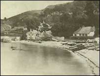 The Glen at Babbacombe. site of the murder.